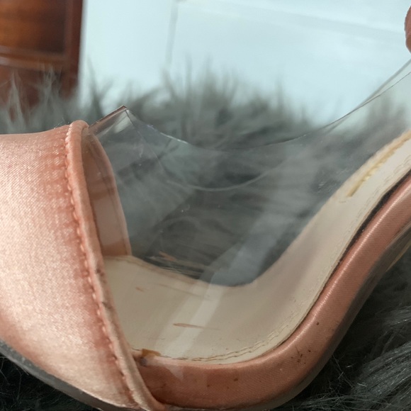 Kai Nude Satin Transparent Pumps - Picture 9 of 9